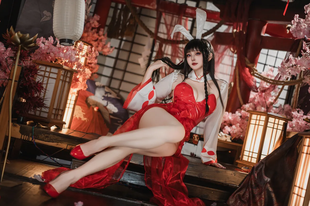 Natsuko夏夏子 - 碧蓝航线 大山 巫女兔-erohere19.webp